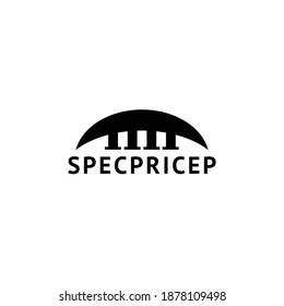 Símbolos modernos del vector del logotipo de Bridge Specpricep