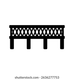 Bridge Structure Design Icon Set