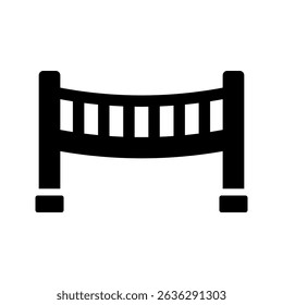 Bridge Structure Design Icon Set