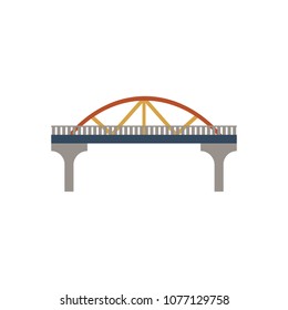 Bridge, suspension, rope icon vector image.Can also be used for building and landmarks . Suitable for mobile apps, web apps. Vector illustration.