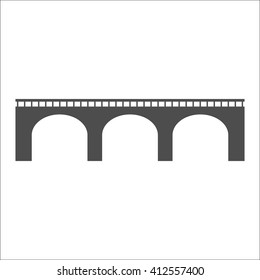 Bridge, suspension, rope icon vector image.Can also be used for building and landmarks . Suitable for mobile apps, web apps.