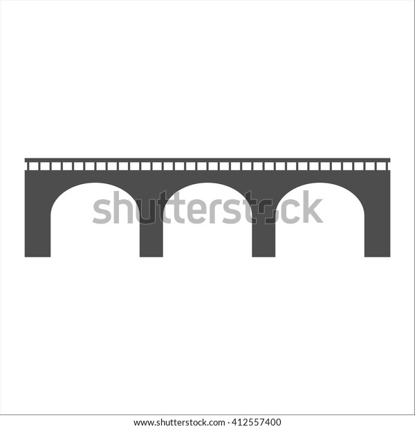 Bridge, suspension, rope icon vector image.Can also\
be used for building and landmarks . Suitable for mobile apps, web\
apps.