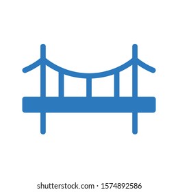 bridge vector glyph color icon 