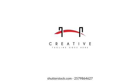 Bridge vector icon logo design vector inspiration.