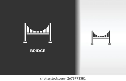 Bridge Vector, Icon Or Logo Sign Isolated Symbol Illustration
