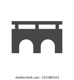 Bridge vector icon, simple sign for web site and mobile app.