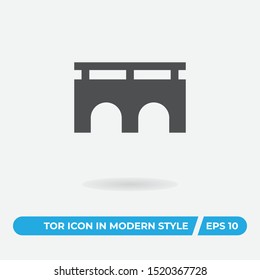 Bridge vector icon, simple sign for web site and mobile app.