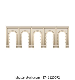 Icono vector puente.Icono vector realista aislado en puente de fondo blanco.