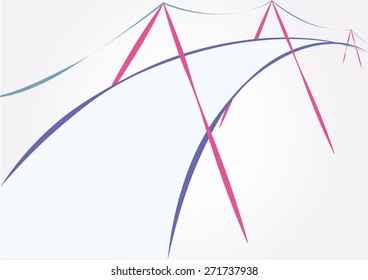 bridge vector illustration