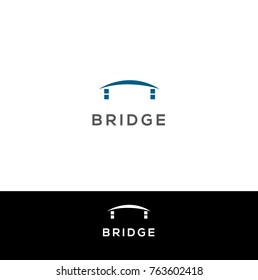 Bridge vector logo design