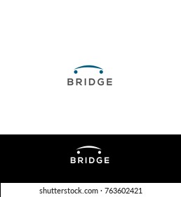 Bridge vector logo design