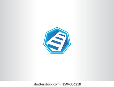 Bridge vector logo design template.