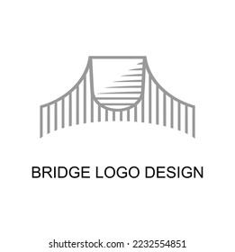 Bridge Vector Logo Graphic Design