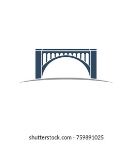 bridge vector logo. icon symbol.