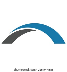 Bridges logo vector design template.