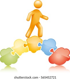 Bridging the gap jigsaw