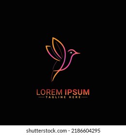 brids illustration logo vector design
