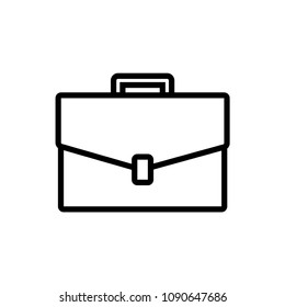 brief case -business icon vector