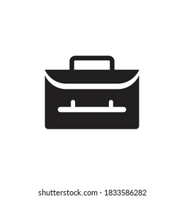 Brief Case Icon Vector Flat Illustration Design