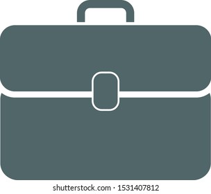 Brief case icon. Vector illustration