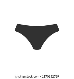 Brief pants. monochrome icon