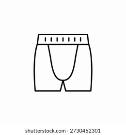 brief underwear icon sign vector