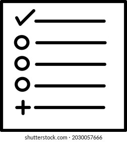 Breve diseño de iconos de línea de vector
