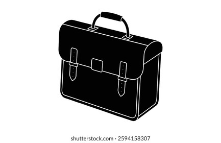 Briefcase Bag Business Document Case Professional Leather.