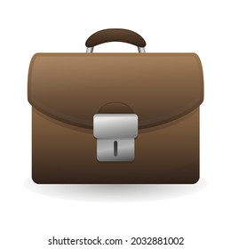 Briefcase Bag Emoji Icon Illustration Sign. Office Business Vector Symbol Emoticon Design Vector Clip Art. svg