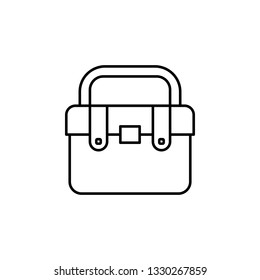 Briefcase, bag icon. Element of law and justice icon. Thin line icon for website design and development, app development. Premium icon
