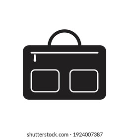 Briefcase bag suitcase bag icon design