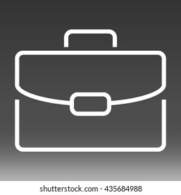 Briefcase Bag Vector Icon Illustration