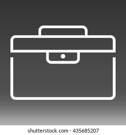 Briefcase Bag Vector Icon Illustration