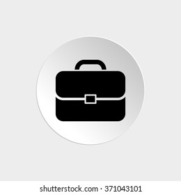 Briefcase  - black vector icon