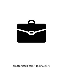 briefcase black and white icon