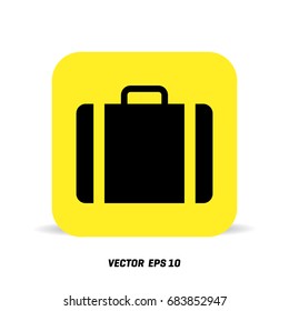 briefcase black and white icon