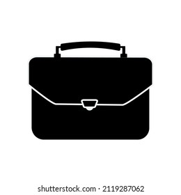 briefcase black and white icon. High quality black style vector icons