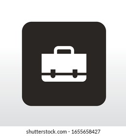 a briefcase with black and white theme