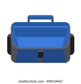 Briefcase business bag isolated