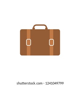 Briefcase business graphic design template vector illustration