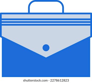 Briefcase business icon collection with green blue style. symbol, set, web, line, technology, internet, design. Vector Illustration