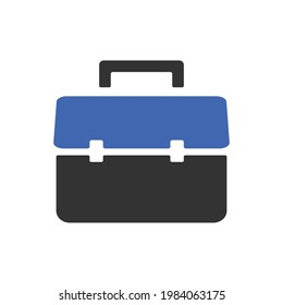 briefcase business service icon design vector