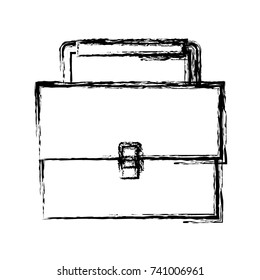 Briefcase business symbol