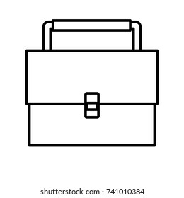 Briefcase business symbol