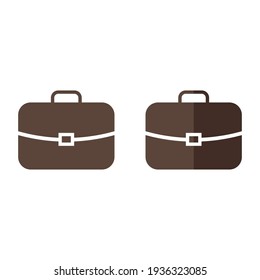 Briefcase business vector illustration in flat style