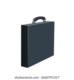 Maletín de negocios Ilustración vectorial.maletín de cuero