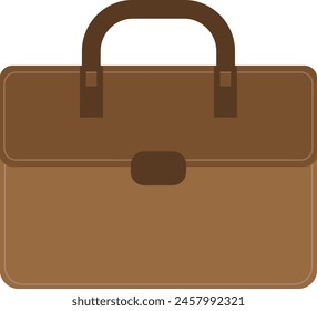Maletín Bolsa de trabajo de negocios Documento Concepto Ilustración Elemento gráfico Tarjeta de arte