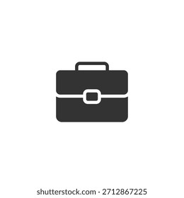 Diseño de Vector de icono de bolso de maletín y hombre de negocios