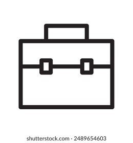 Briefcase for bussines man, bussines icon