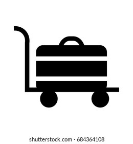 briefcase cart icon